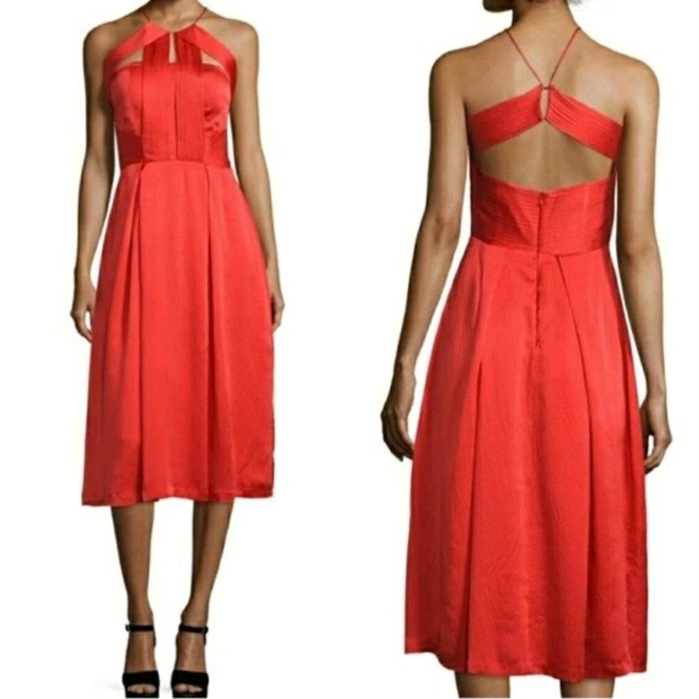 Kendall & Kylie Sleeveless Pleated-botica Dress Size M